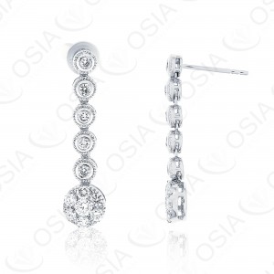 18 KARAT DIAMOND EARRING