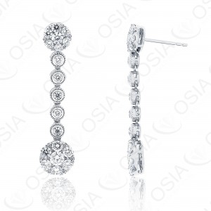 18 KARAT DIAMOND EARRING