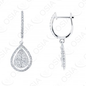 18 KARAT DIAMOND EARRING