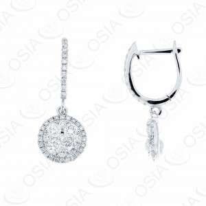 18 KARAT DIAMOND EARRING