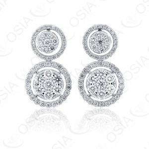 18 KARAT DIAMOND EARRING