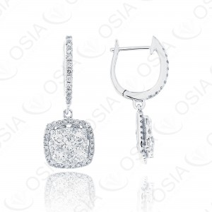 18 KARAT DIAMOND EARRING